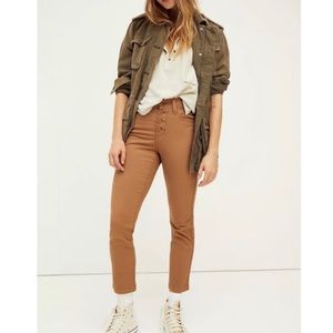 LEVIS 724 Mile High Rise Straight Crop 28